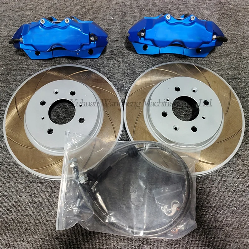 Фото PSP Tuning Custom Auto Brake Parts 4-поршневой спортивный модифицированный гоночный тормозной суппорт SPOON Большой тормозной комплект для ободков 15 16 17 дюймов №2