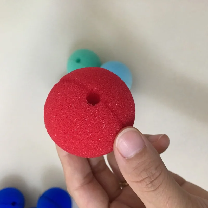 10pcs Red Sponge Clown Nose Cosplay Props Party Fun Stage Performance Prop Festival Make Up Supplies Decoration |