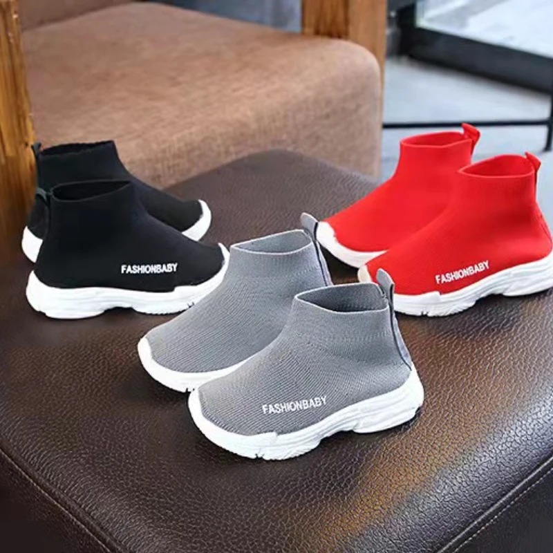 

Spring and Autumn Children's Shoes Children's Sports Shoes Children's Casual Shoes Tennis Slip-on Breathable Children's Socks
