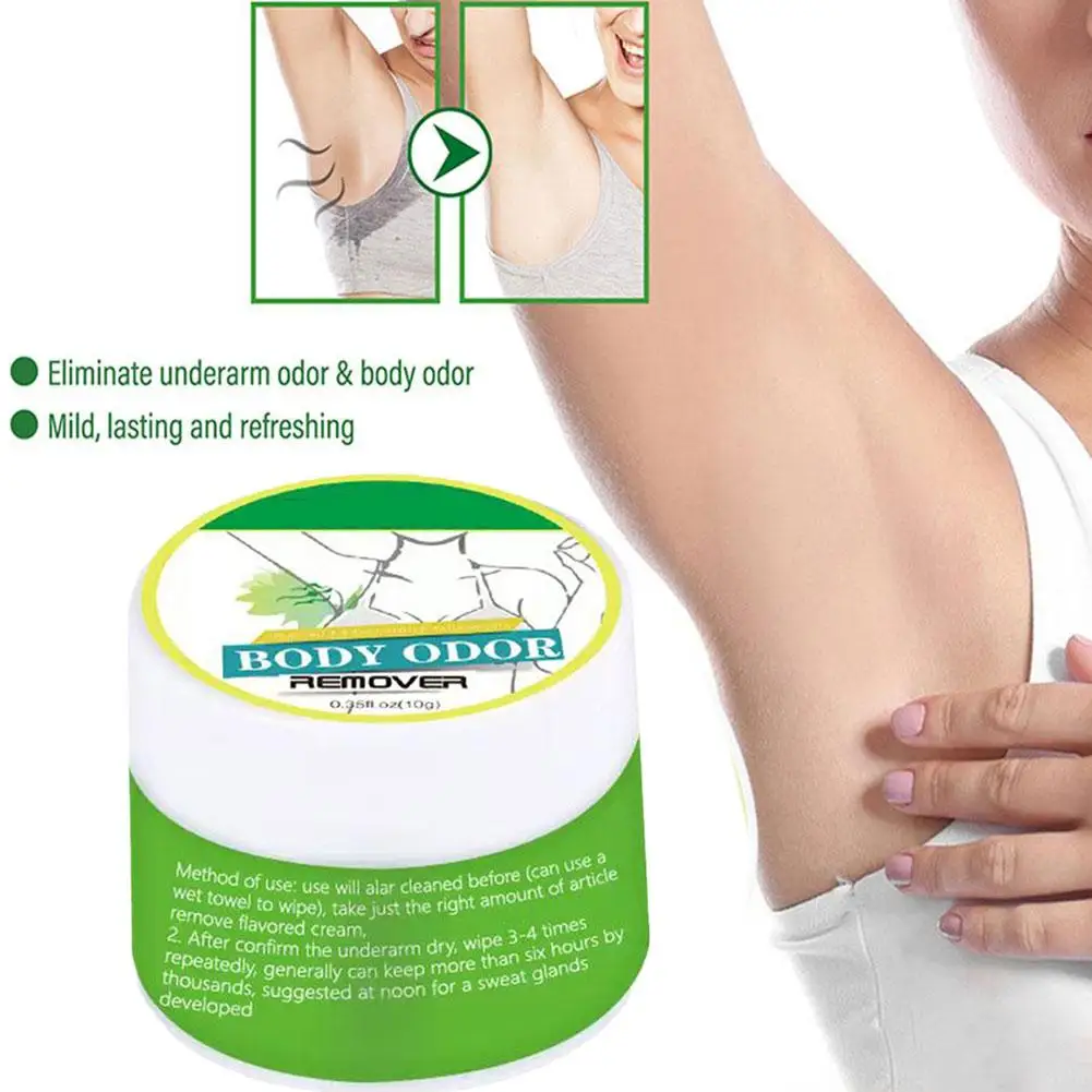 

10g Herbal Body Sweat Deodor Cream For Women Removes Armpit Odor And Sweaty Lasting Aroma Fresh Smell Skin Care Effect G0U5
