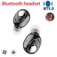 x8 mini in ear wireless bluetooth headset smartphone sports hands free stereo hifi wireless invisible earbuds with microphone