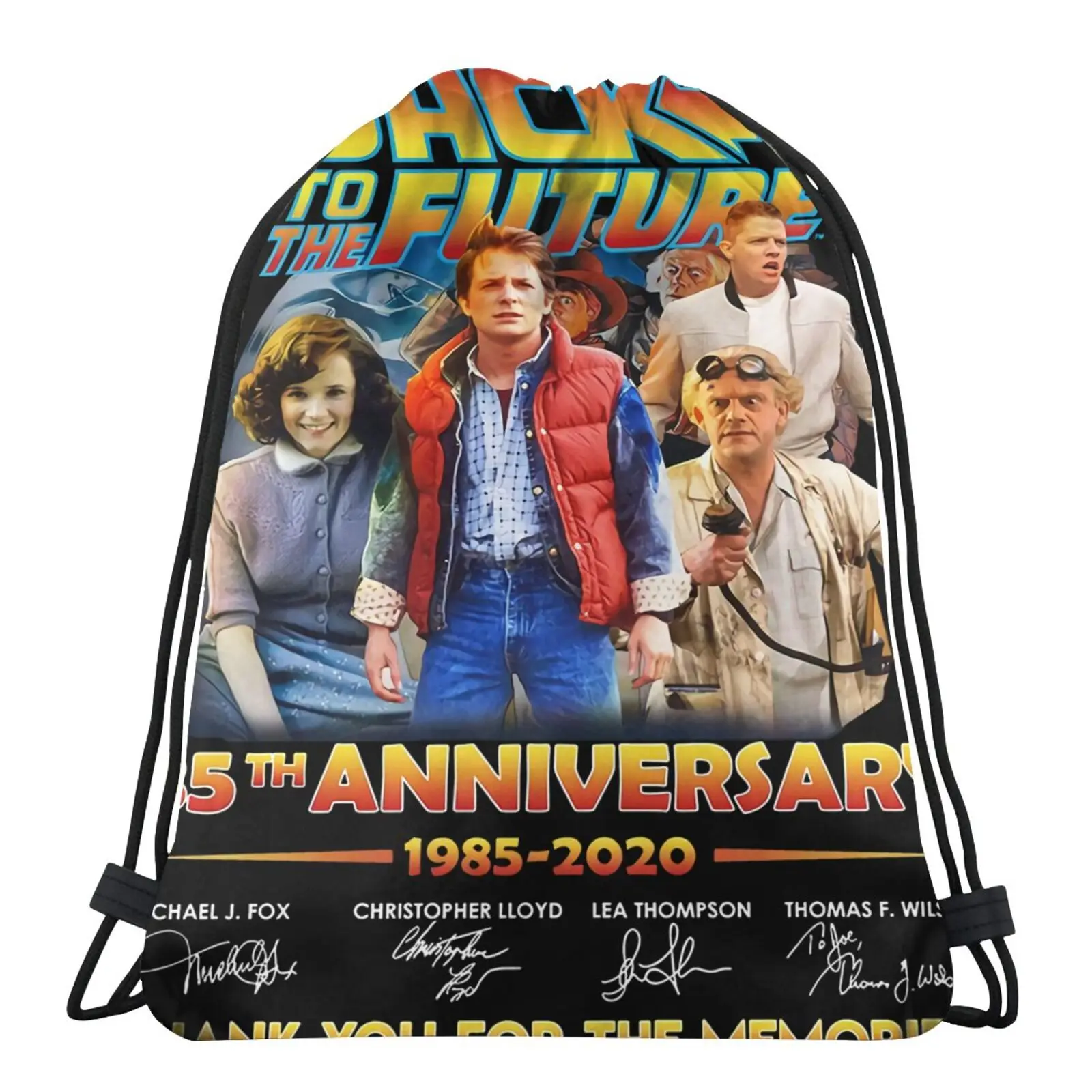 

Back To The Future 35Th Anniversary Bag Skull Bag Packing Bag Dust Bag Skull Bag Custom Logo Cloth Backpack Shopper With Anime