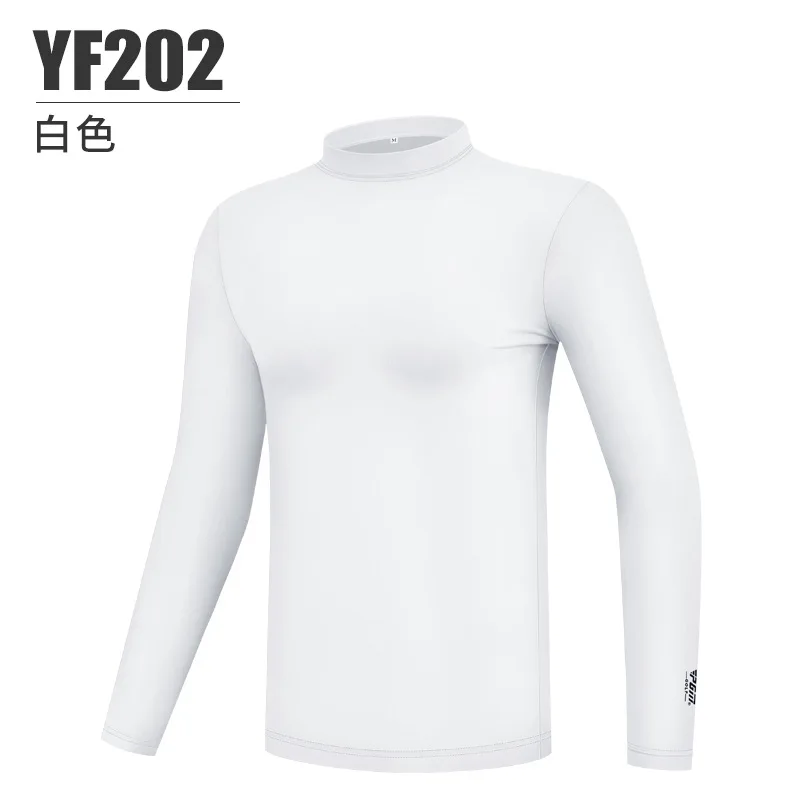 PGM Golf Clothing Men Slim Sports Casual Ice Silk Long Sleeve Bottoming Shirt