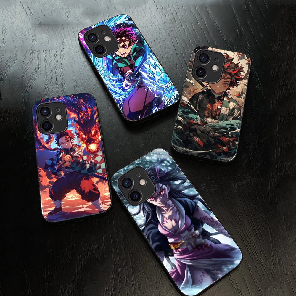 WRA-4 Demon Slayer Черный гибкий чехол из ТПУ для Samsung J2 4 5 6 7 8 A40 M21 30 31 35 51 55 Note 9 Quantum2 Pro Prime