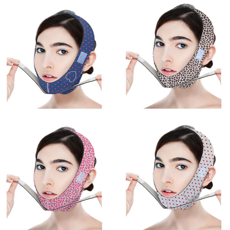 

Facial Girdles Face-lifting Bandages Artifact Small V-Face Mask Mouth Breathing Corrector Anti-snoring Belt Face Skin Care Tools