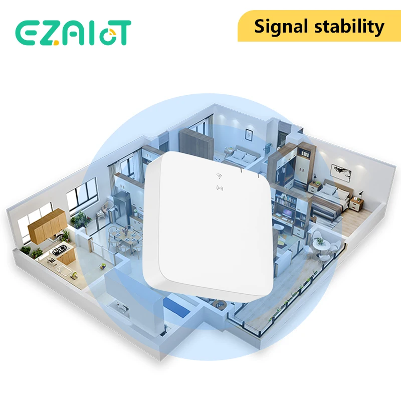 Фото Умный многорежимный шлюз Tuya ZigBee Bluetooth Mesh Hub Автоматизация умного дома Беспроводной мост через приложение Smart Life Дистанционное управление №3