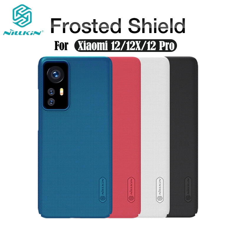 

For Xiaomi Mi 12 12X 12 Pro Case NILLKIN Frosted Shield Anti-Fingerprint PC Hard Back Cover For Xiaomi 12 Pro Dimensity Bumper