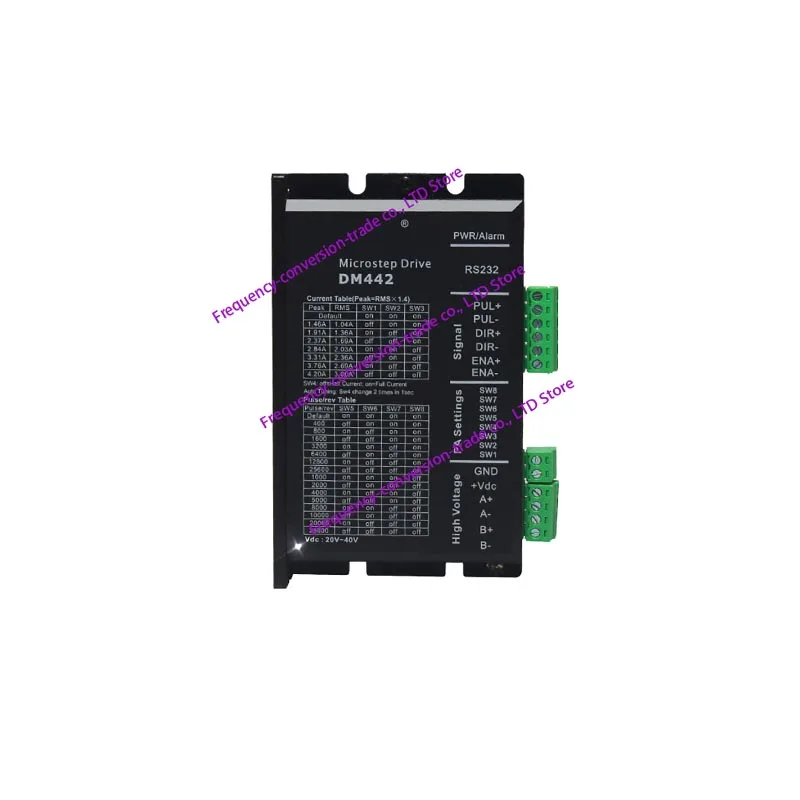 

Original Digital Stepper Motor Driver DM442 DSP Design Fit NEMA17 23 Motor 18-36VDC / 0.5-2.2A CNC Stepper System