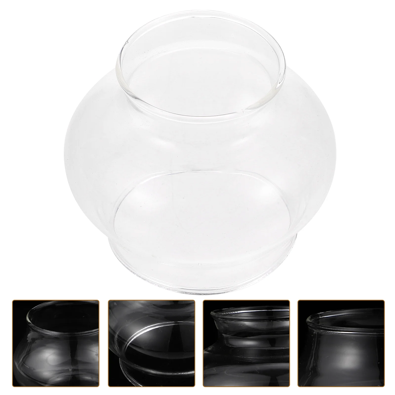 

Windproof Oil Lamp Cover Clear Oil Lamp Cover Glass Oil Lamp Cover Transparent Light Cover for Desktop Home Temple Bedroom