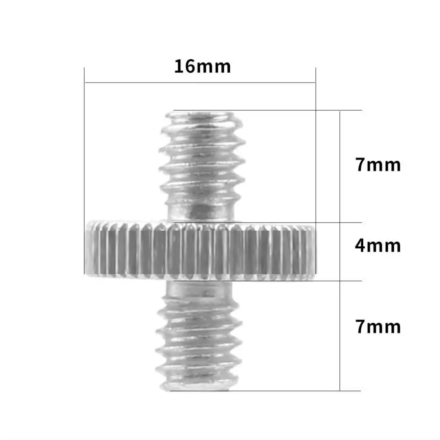 1X преобразующий винт 1/4 &quot1/4" М6 стойка для вспышки шаровая Головка штатив