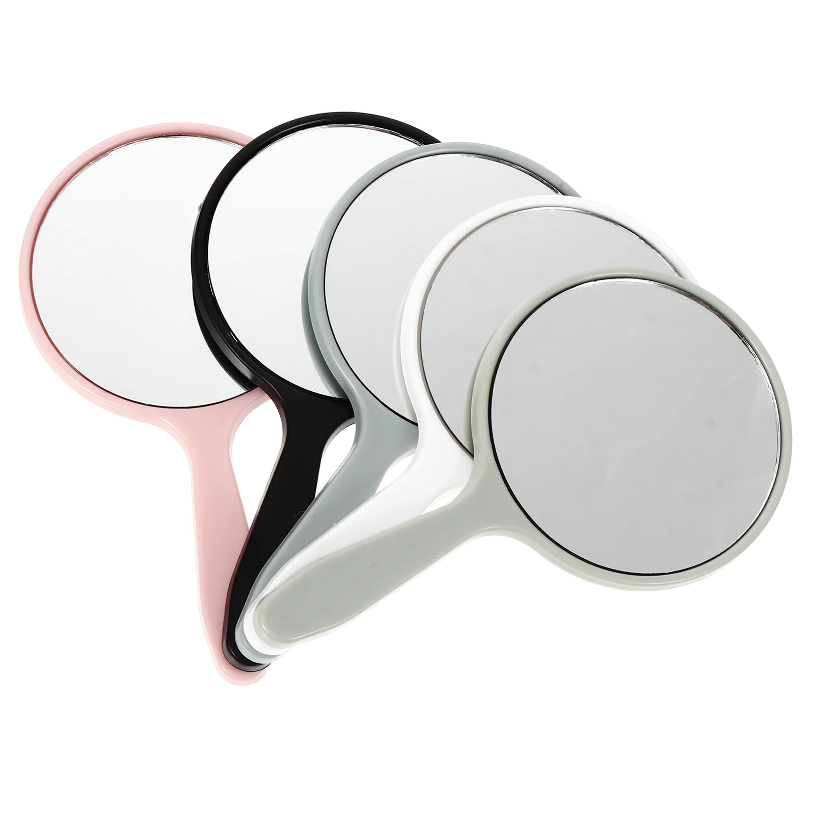 

Mirror Mirrors Makeup Hand Held Portable Handheld Vintage Round Shape Hairdresser Unique Women Vanity Tool Salon Tray Gifts Kids