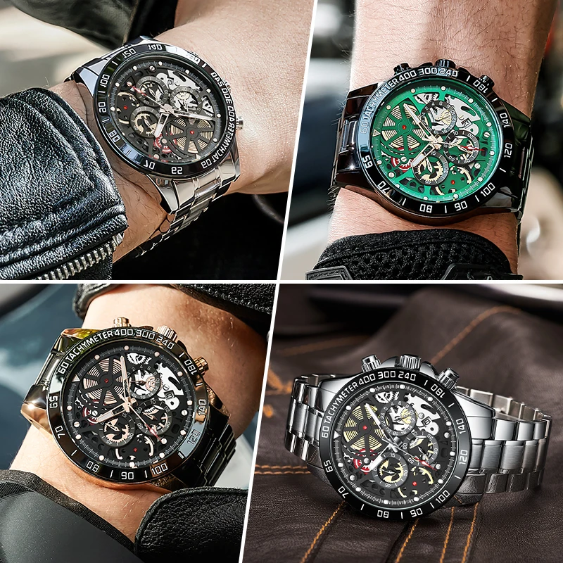 Часы WISHDOIT мужские наручные повседневные спортивные брендовые водонепроницаемые