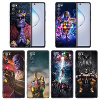 for samsung galaxy note 8 9 10 lite 20 ultra case for samsung m52 m22 m32 m12 m62 f62 soft tpu cover marvel hero thanos avengers