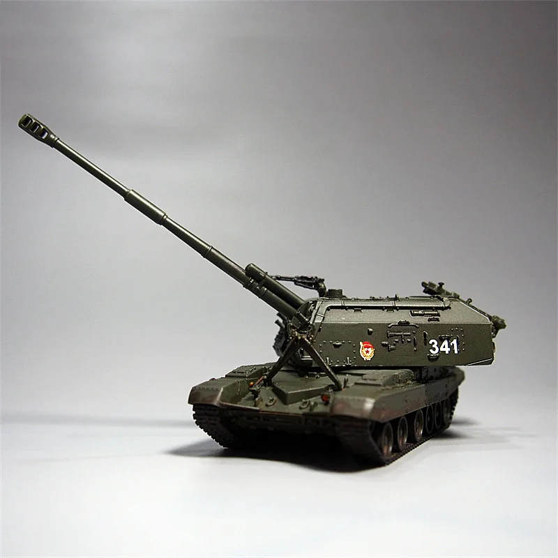 

Модель самоходного военного боевого танка 2s19 Msta River 152 мм масштаб 1:72