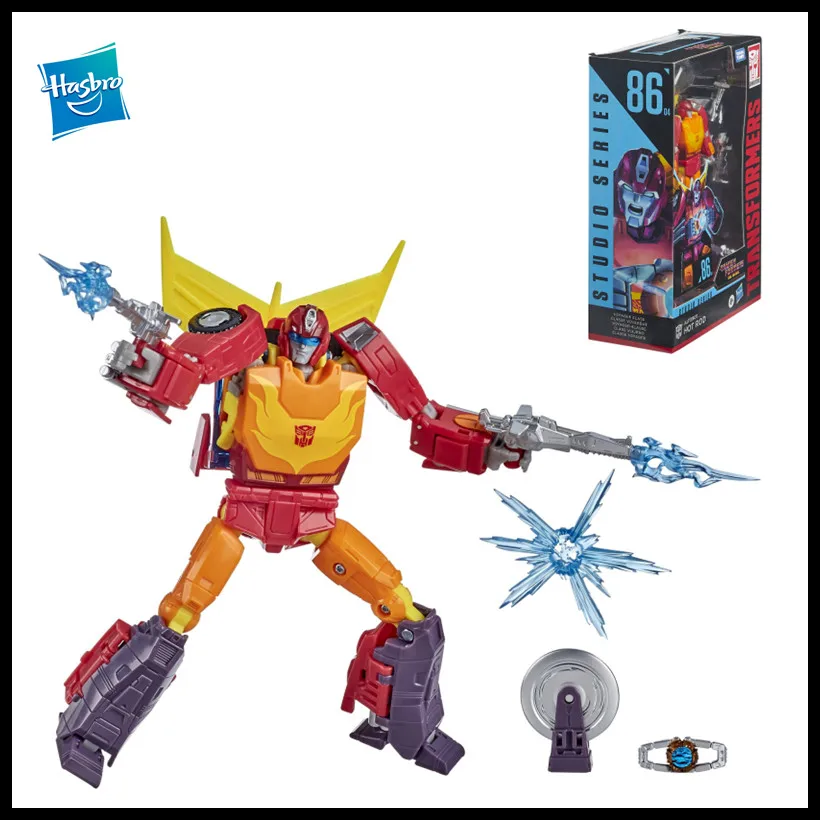 

Originele Hasbro 18Cm Transformers Bumblebee Studio Series Ss86 Movie Class V Hot Rod Action Figures Model Toys Birthday Present