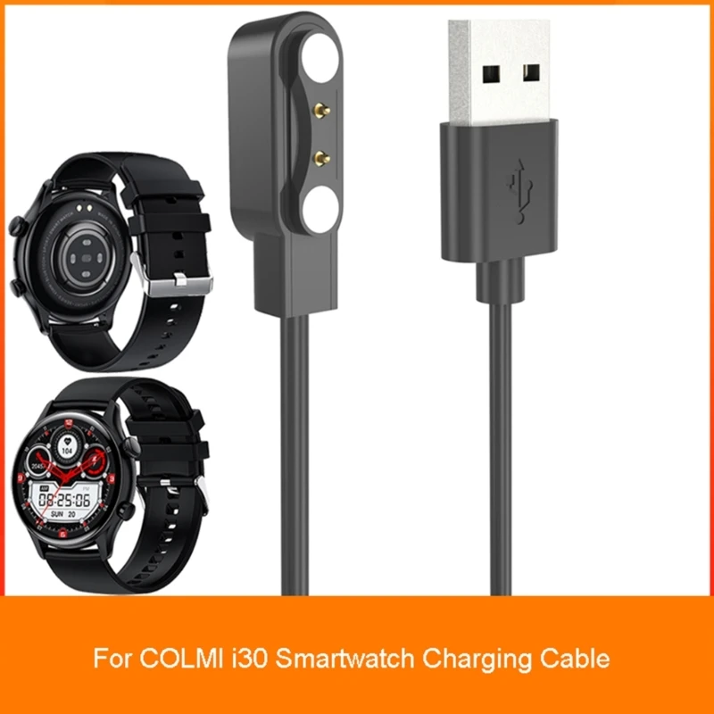 

Совместим с магнитным зарядным устройством Colmi i30, адаптер питания с USB-кабелем для зарядки, док-станция с подставкой, держатель для умных часов