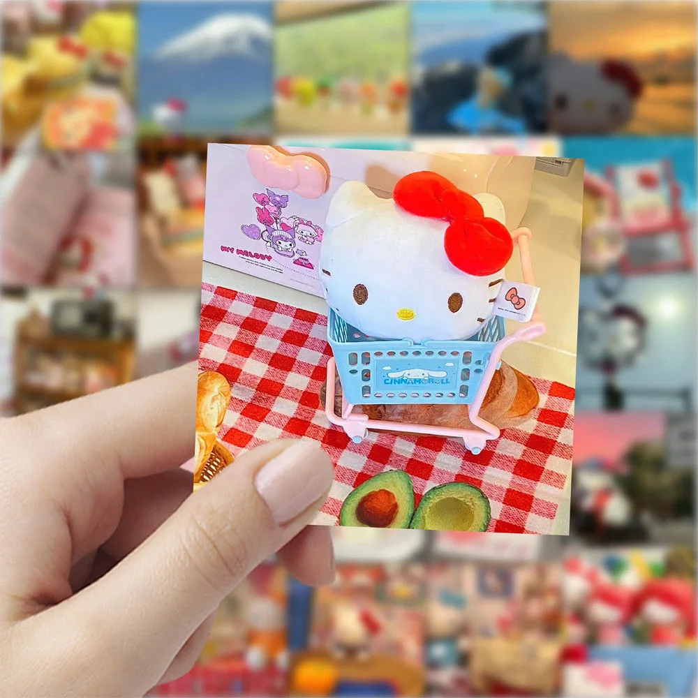 59/шт. винтажная наклейка Kawaii Apple для мотоцикла Hello Kitty подходит чехла телефона