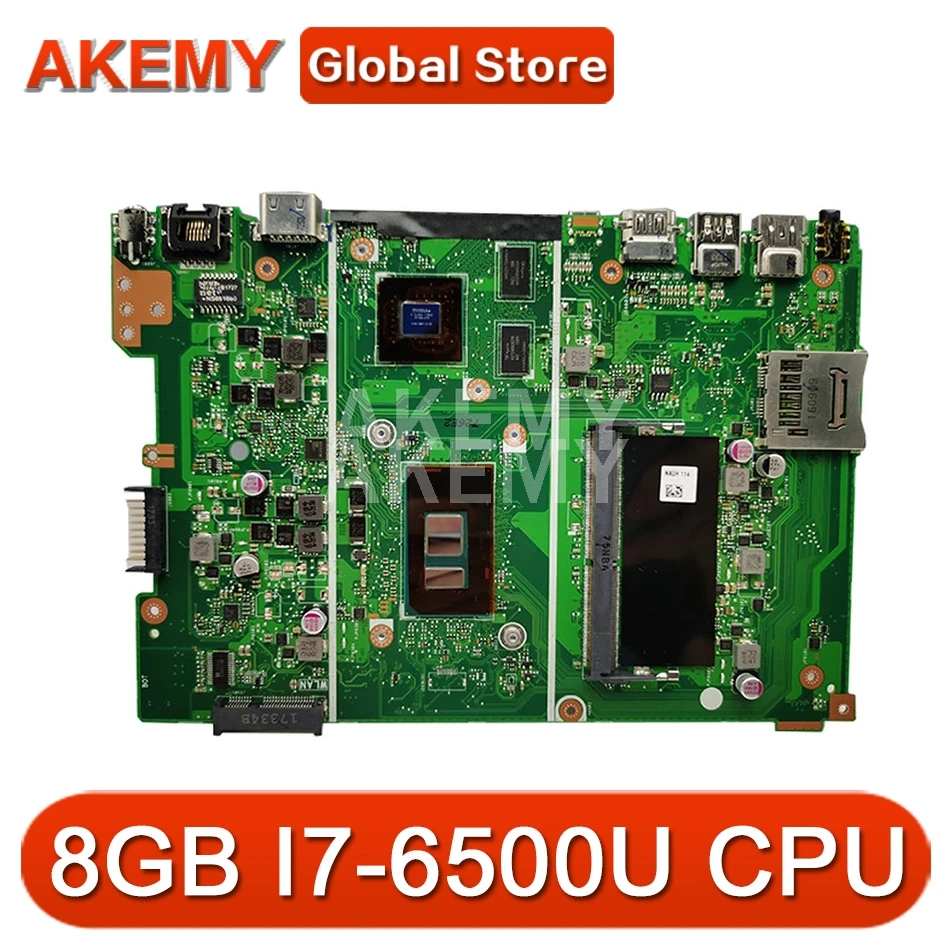 for ASUS X441UV X441UVK X441UR X441URK X441UB mainboard Laptop motherboard w/ GT940M (V2G) 8G / I7-6500U