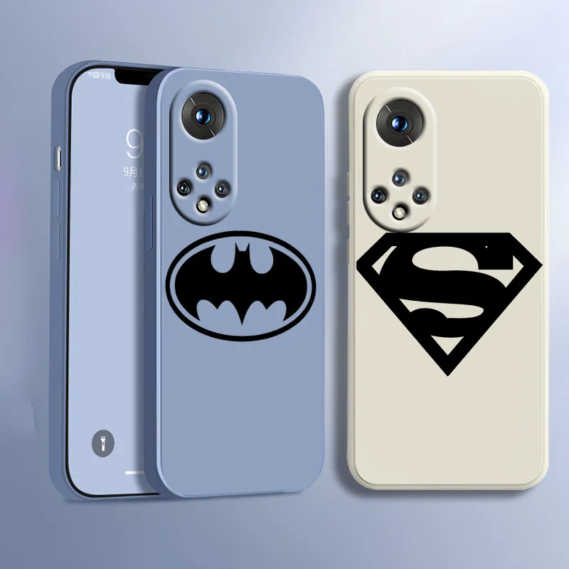 

Batman Superman Joker Logo For Honor 70 60 50 30 20 X20 10X Pro Plus Lite Liquid Rope Silicone Candy Cover Phone Case