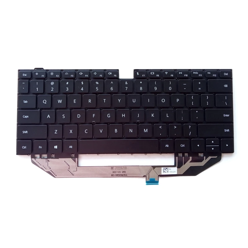 

594F New Keyboards with Backlit For MateBooks X Pro MACH-W19B MACH-W19C MACH-W19L MACH-W29C MACH-W19C US Version