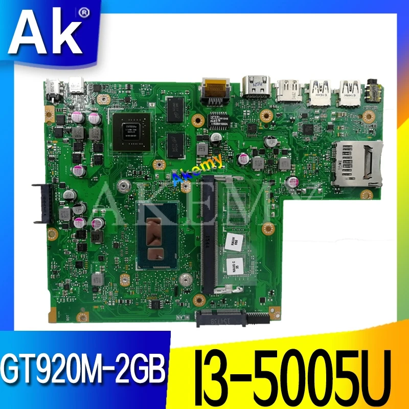 

Akemy X540LJ Laptop motherboard For Asus VivoBook X540L R540L F540L A540L original mainboard NO-RAM I3-5005U GT920M-2GB
