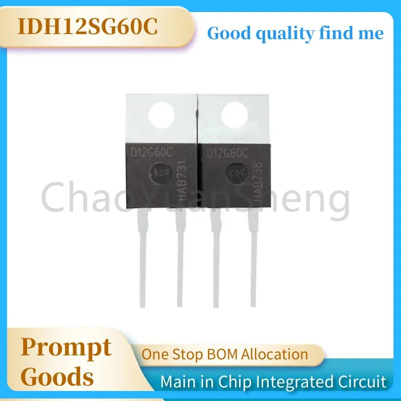 Новинка оригинальный 1 шт./лот IDT12S60C D12S60C или IDH12S60C IDH12SG60C D12S60 TO-220 12A 600V SiC карбид кремния диод Шоттки