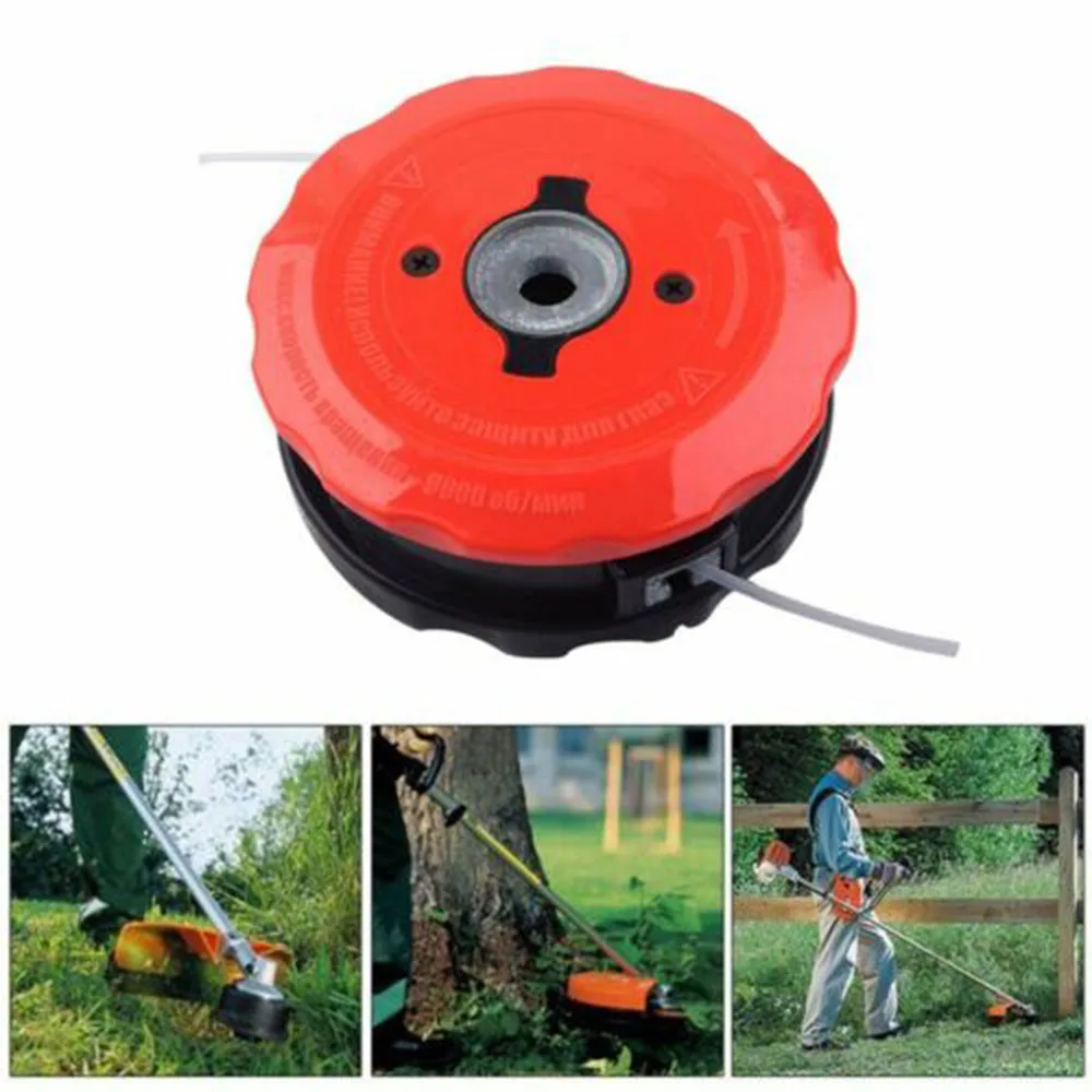 

ABS Universal M10 Feed Line Trimmer Head Weed Eater For Husqvarna For HONDA Brush Mower Spool Grass Trimmer Garden Tools