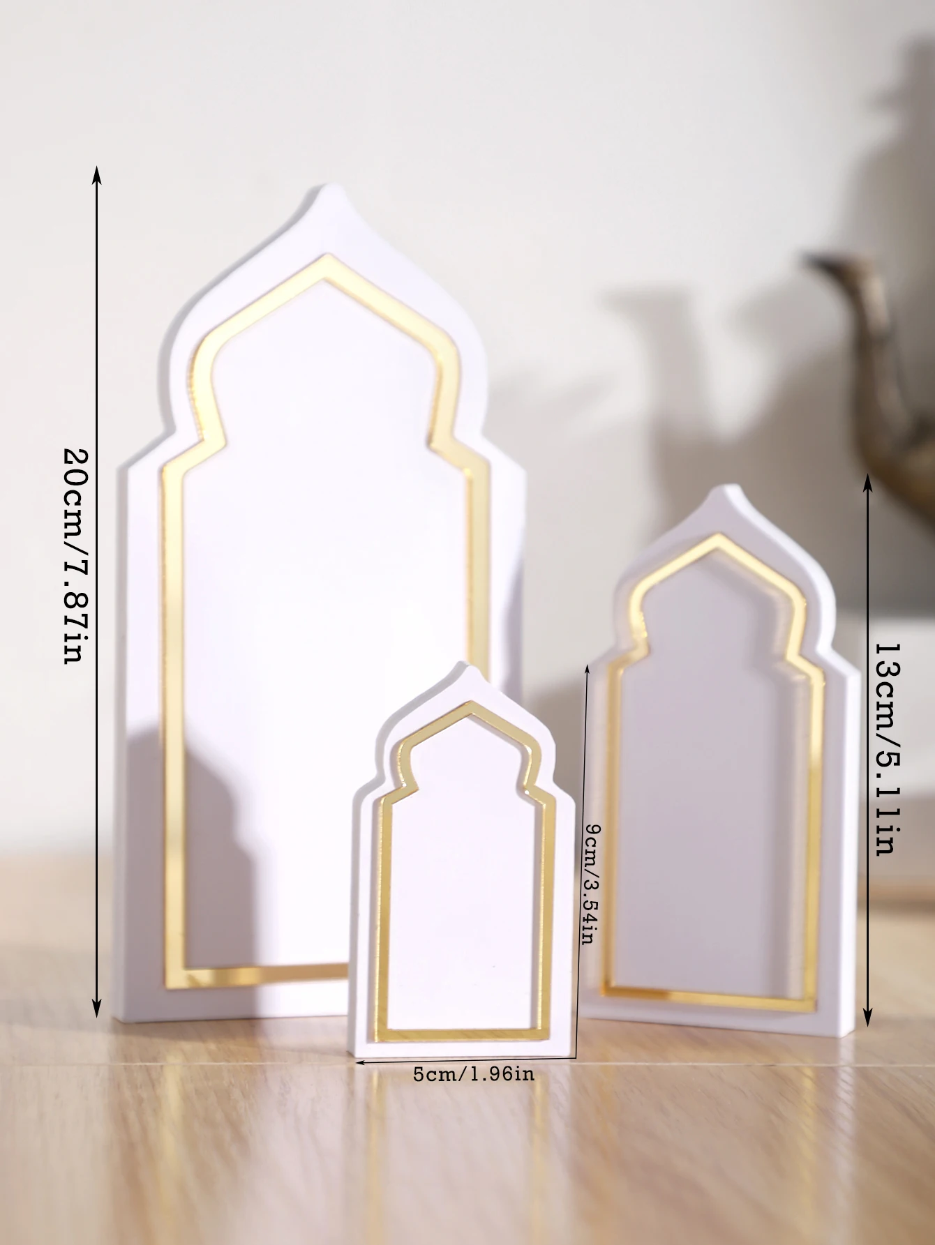 

Деревянные фигурки для декора Рамадан набор из 3 шт.