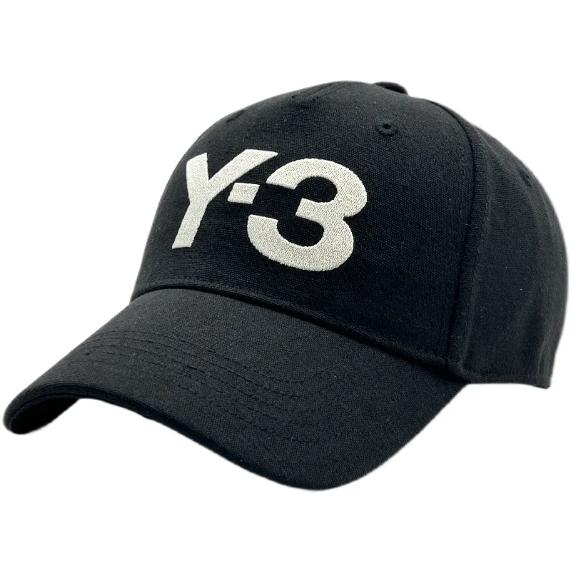 

2023 Summer Yohji Yamamoto Y-3 Men's Baseball Caps Y3 Hard Top Embroidered Large Logo Outdoor Sunshade Casual Duck Tongue Hats