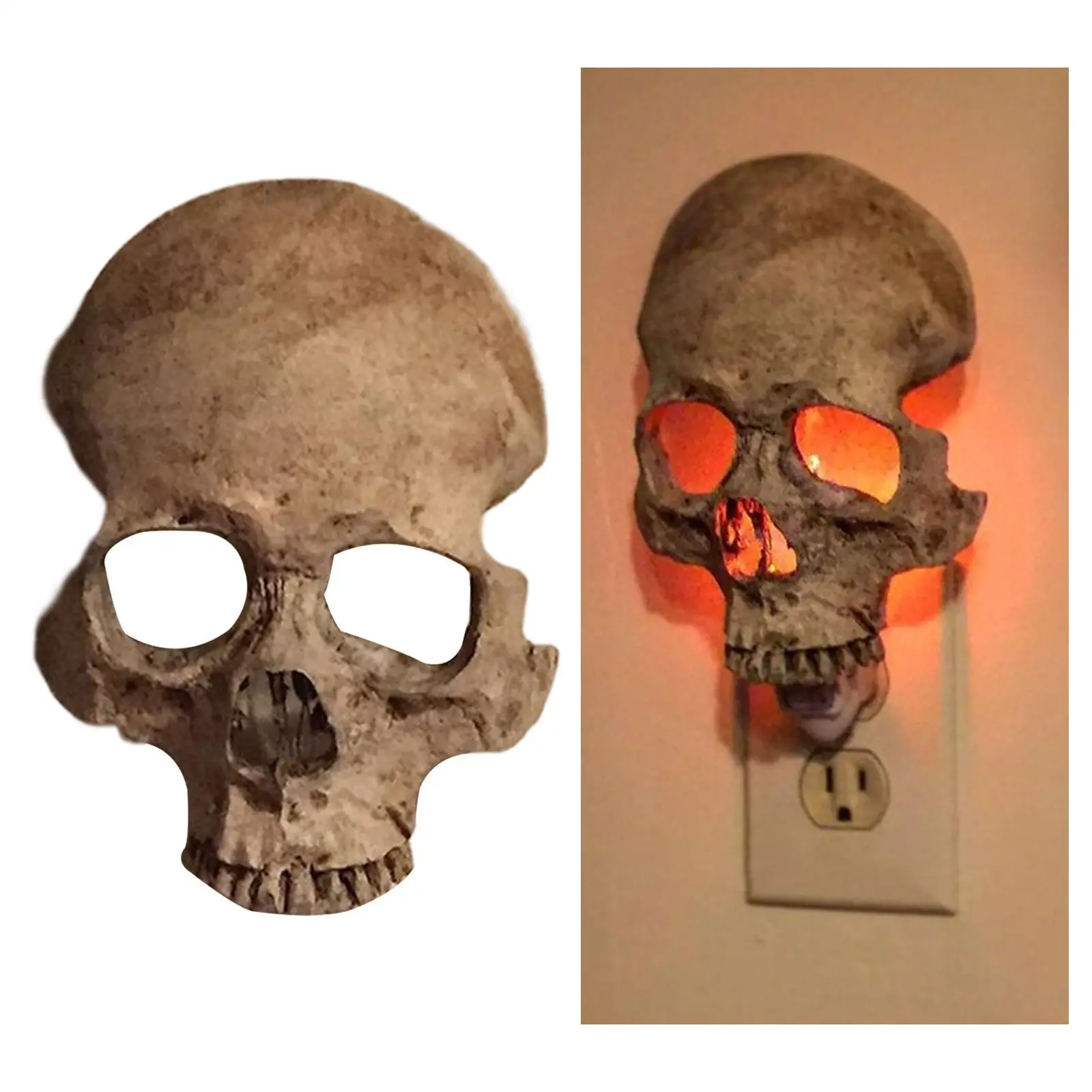 

Skull Lamp Gift Horror Creative Festival Decorative Light Party Ornament Skull Light for Club Festival Party Decoration