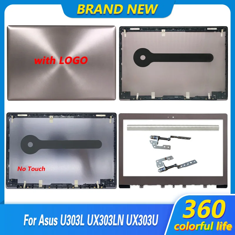 

Новинка, оригинальная задняя крышка экрана для ASUS UX303L UX303 UX303LA UX303LN, задняя крышка ЖК-дисплея, передняя панель, петли, крышка петли, чехол без к...