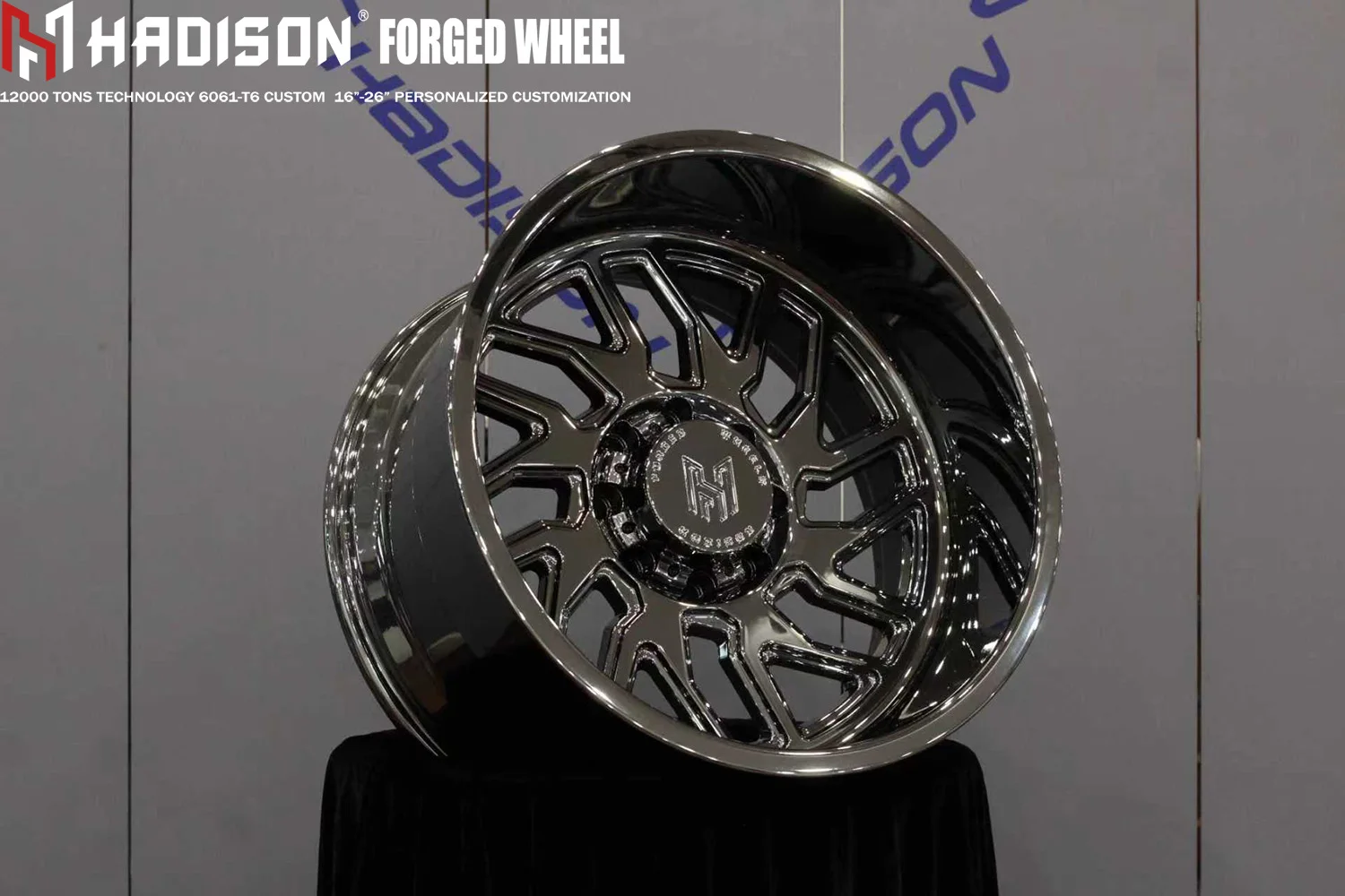 Фото Кованые диски Custom 6x135 18 20 22 24 26 дюймов с глубокой полкой, хромированные, для бездорожья, для Ford F-150 F-250 №3
