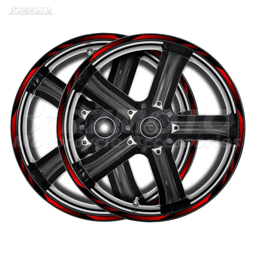 

Новинка kawasaki ninja zzr1400 ZX-14R ZX14R мотоциклетная 17-дюймовая наклейка на переднюю и заднюю раму колесная втулка Водонепроницаемые Светоотражающие...