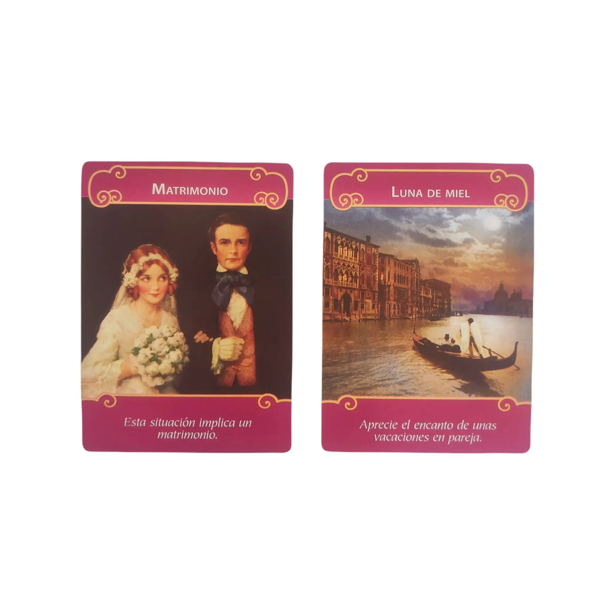 Лос-анджелес Дел Amor Español Oracle Card Box Романтические Ангелы Испанский Таро Для