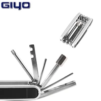 giyo bicycle professional maintenance toolset 13 in 1 outdoor sports pt 01 multi function folding tools repair tool
