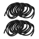 2X25 футов, разделенная проволочная трубка, железная трубка черного цвета