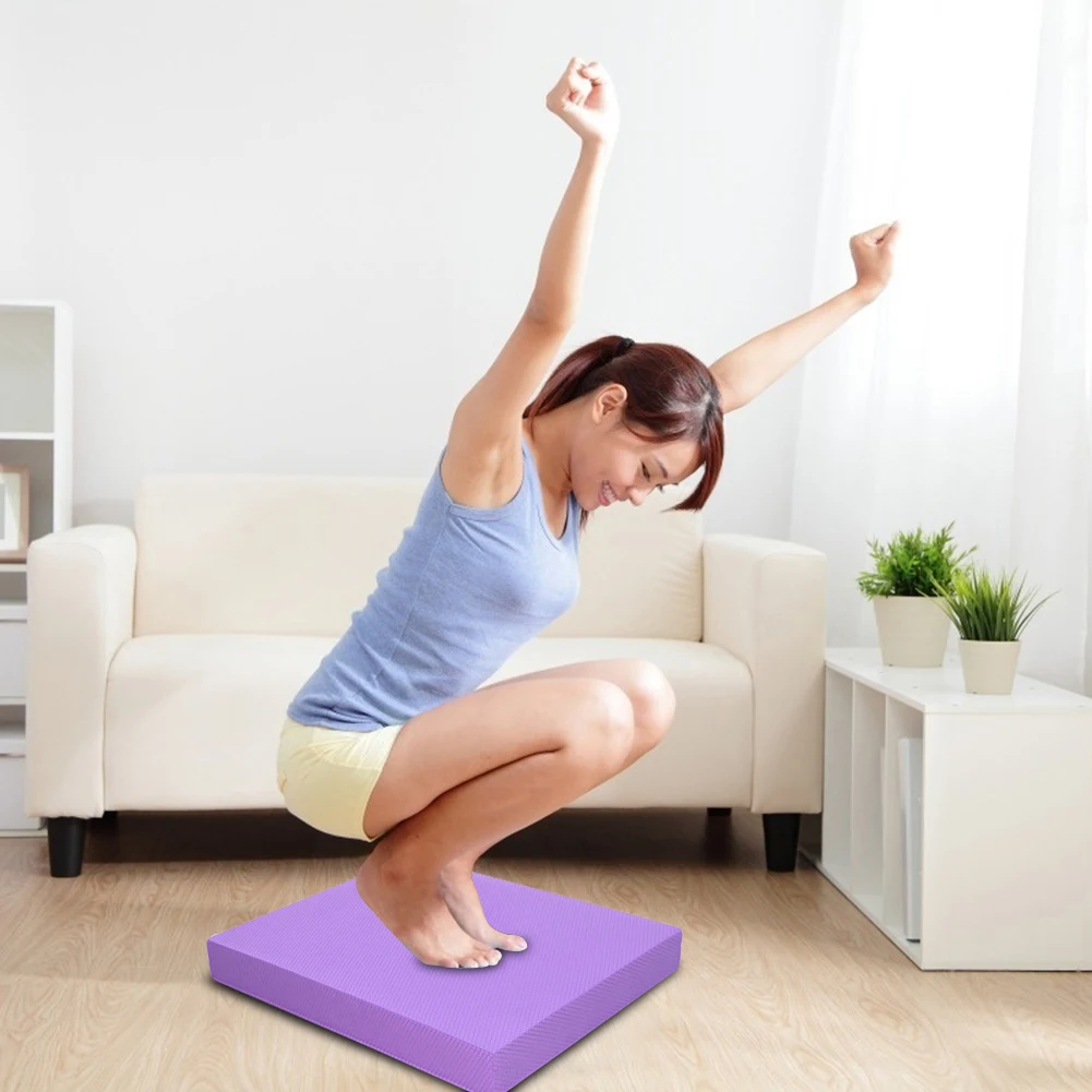 

1pc Soft Balance Trainer Pad Training Ankle Stable Pedal Mat Yoga Waist Cushion Women Yoga Gym Energy Durable Decor