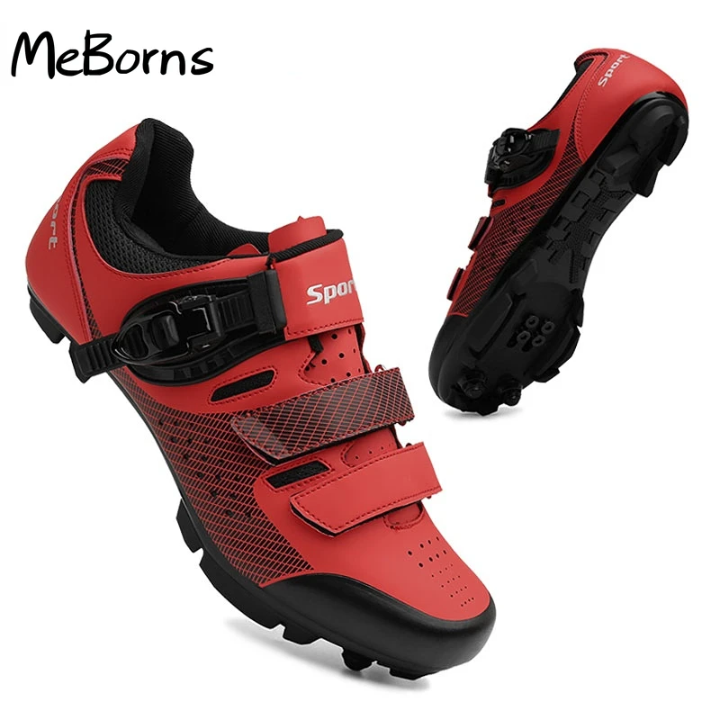 

Men Mtb Cycling Shoes Route Road Bicycle Boots Mountain Bike shoes Clit Speed Sneakers Flat Cleats Shoes Women Dirt Racing SPD