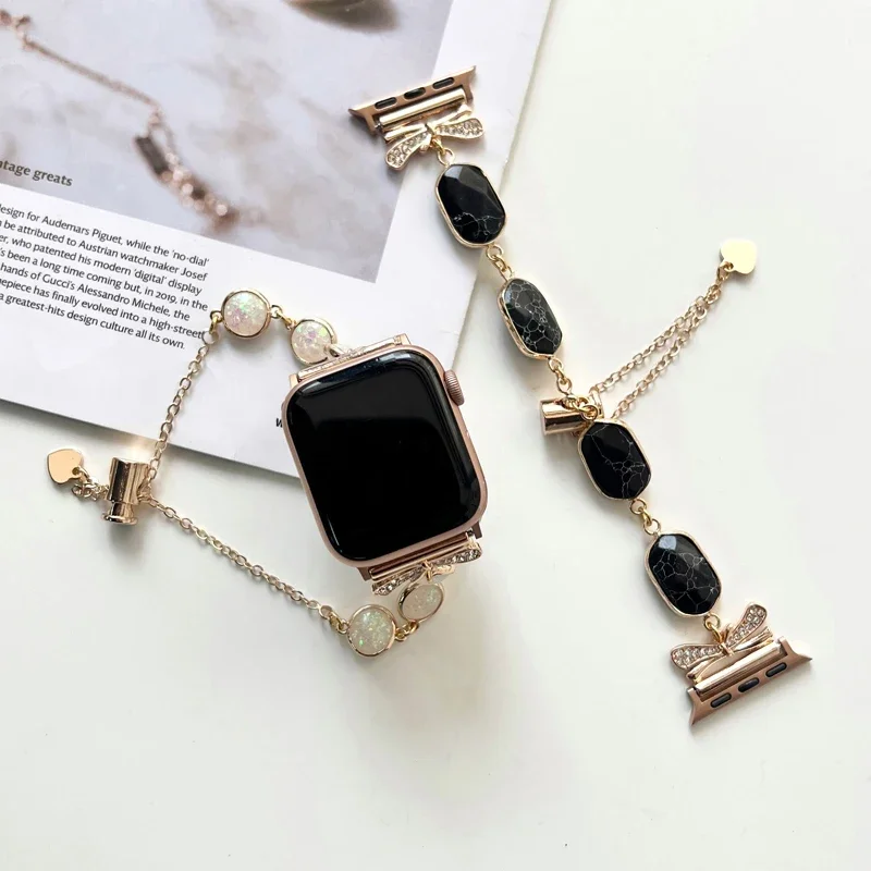 Ремешок металлический для Apple Watch Band 40 мм 44 45 41 38 42 49 звеньевой браслет iWatch Series 987Se6543