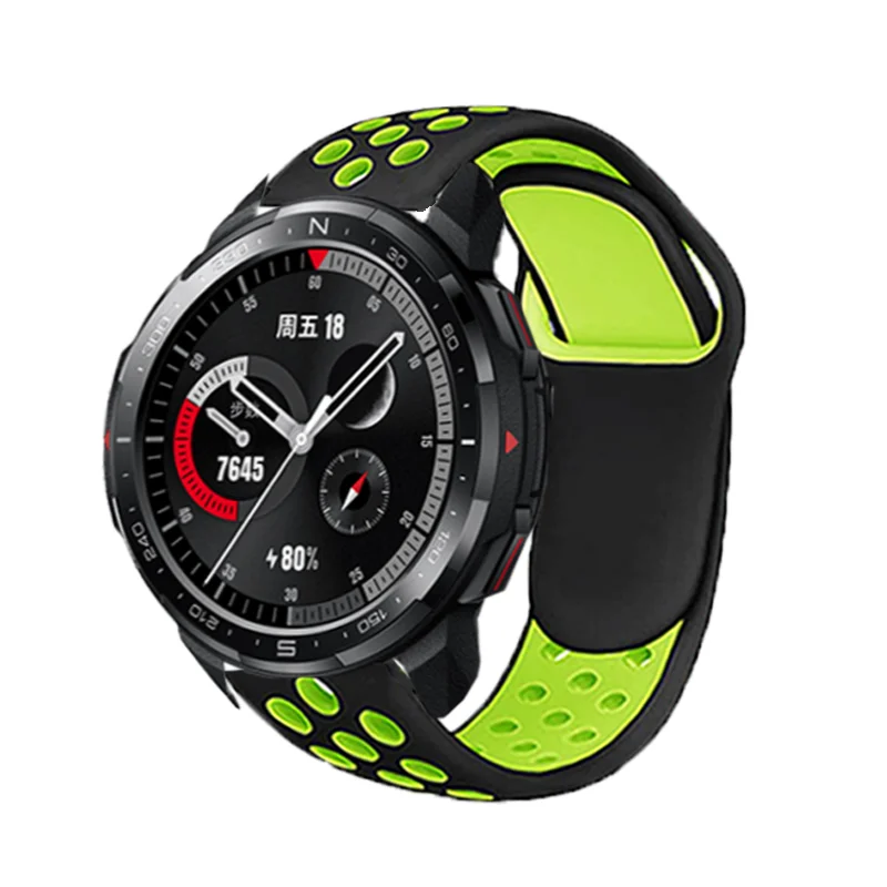 Ремешок силиконовый для часов Honor Watch GS Pro сменный Браслет смарт-часов Huawei |