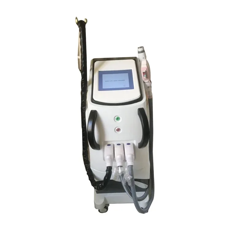 

IPL + RF + ND YAG Lase Hair Removal Wrinkle carbon brush tamping machine