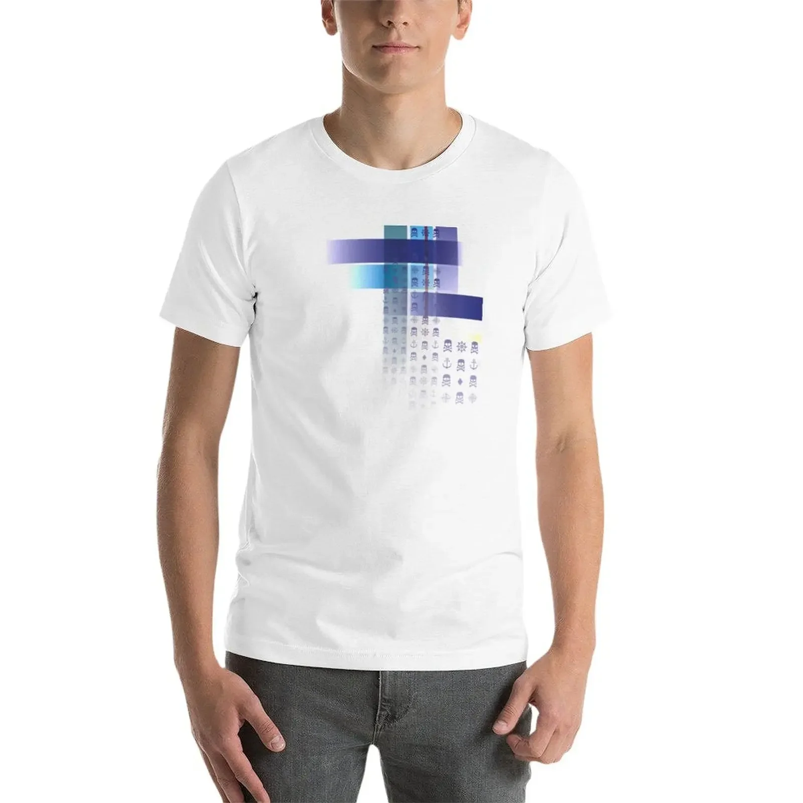 Новая футболка с рисунком пиратского черепа и клетчатой стропой белые футболки