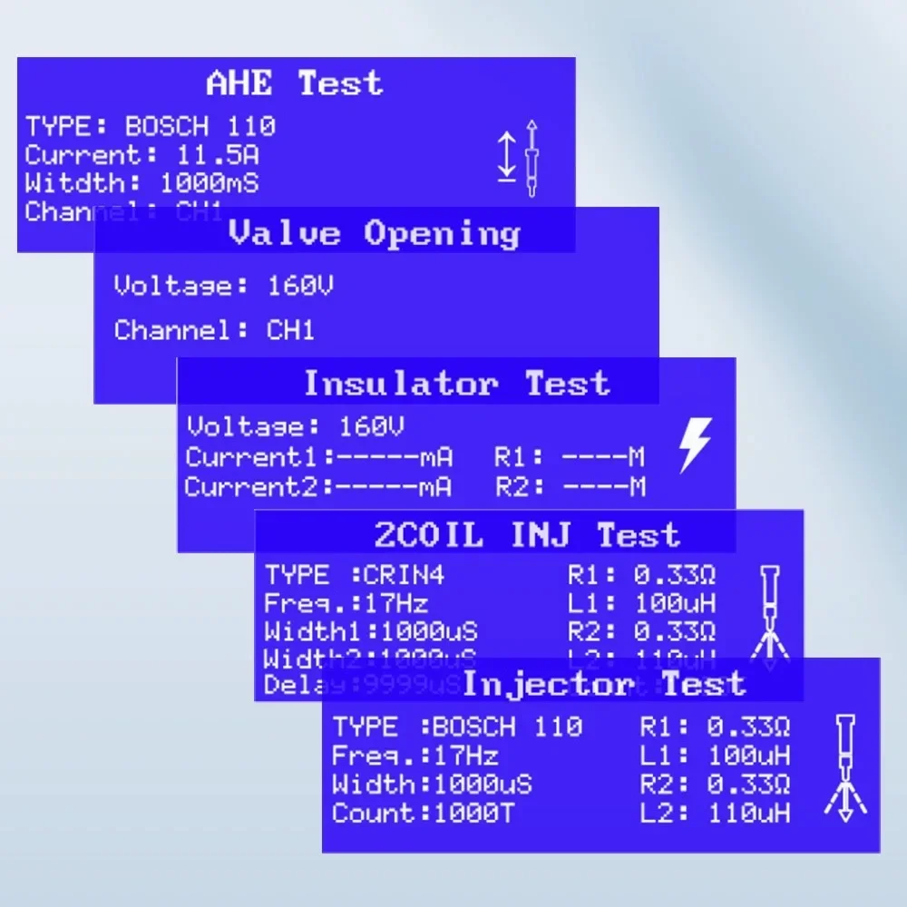 CRI325 двухканальный тестер изоляции инжектора CRIN4 AHE для измерения воздушного