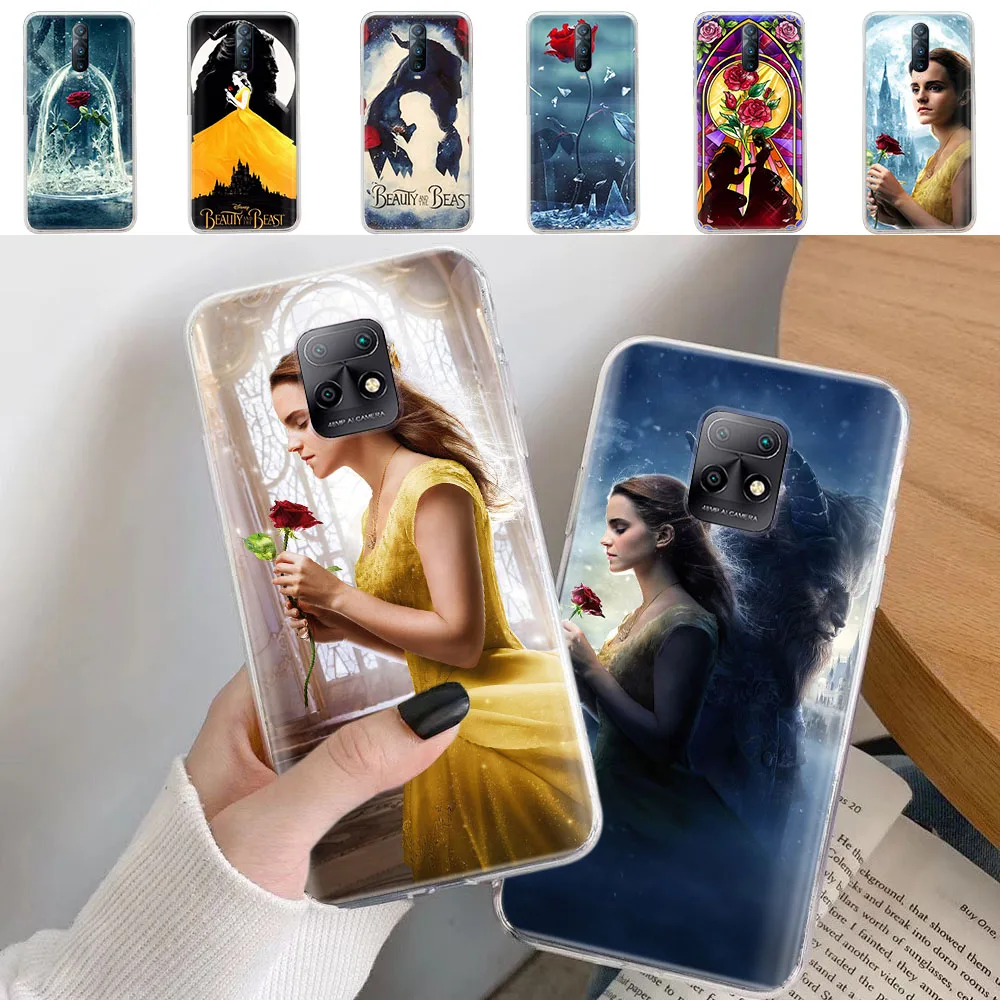 

Transparent Case for iPhone 5 5S SE 6 6S 7 8 Mini 12 11 Pro XR Max beauty and the beast