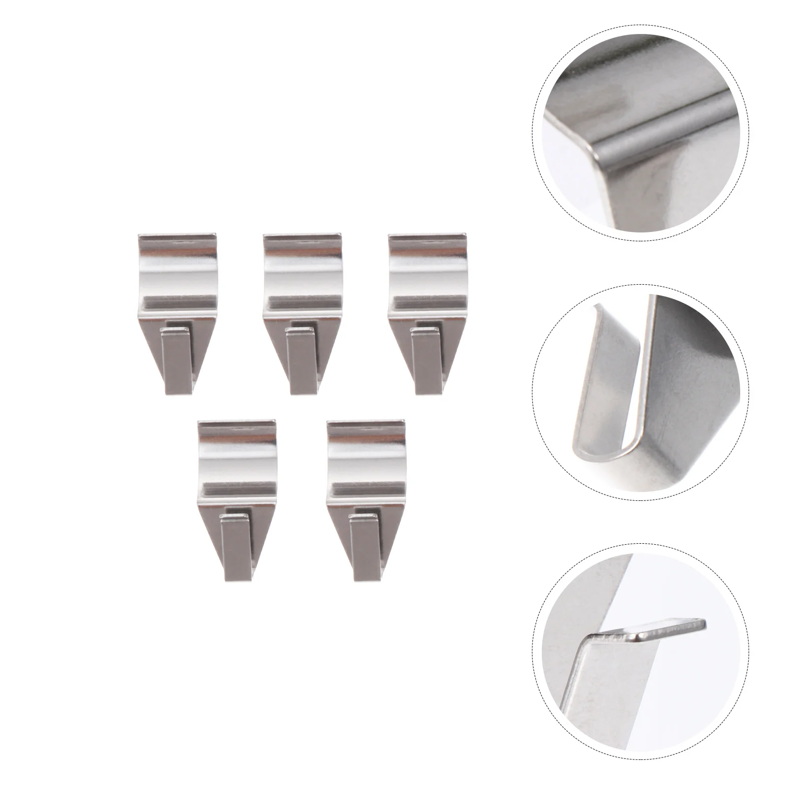 

S-hook Wallboard Hooks Vinyl Siding Hangers Punch-free Metal Stainless Screws
