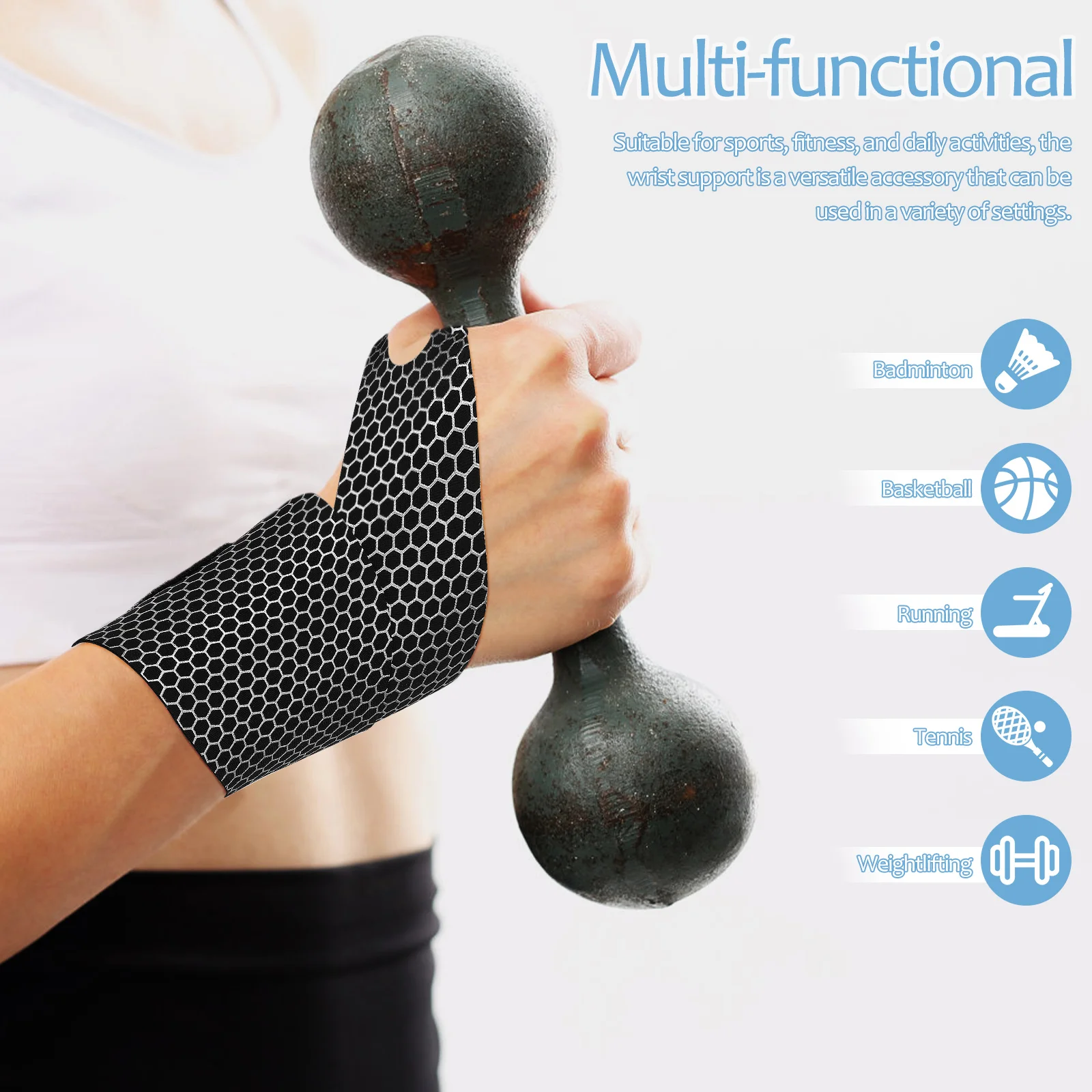 2 шт. регулируемые ремни на запястье (розовый черный) ремешок для туннеля запястья