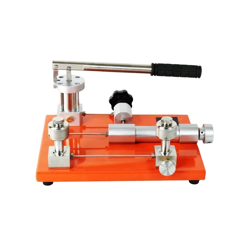 

Manual pneumatic gas pressure source hand pump calibrator