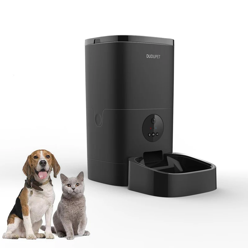 

Automatic Cat Feeder Timed Auto Dog Pet Feeder Food Dispenser for Cats and Dogs 6L Scheduled Timer Programmable