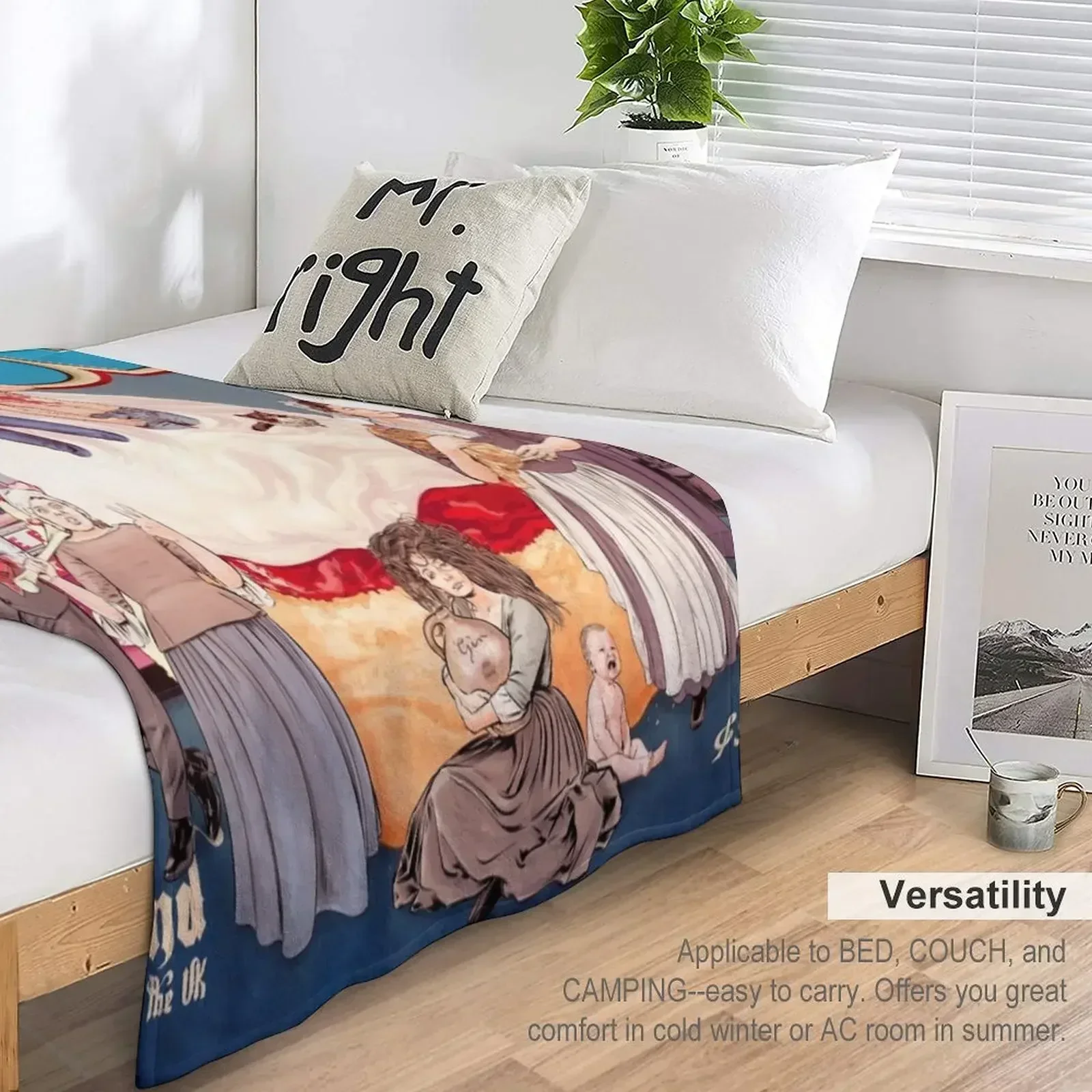 DOLLOP: Англия и Великобритания (постер) Одеяло Самые мягкие большие рождественские