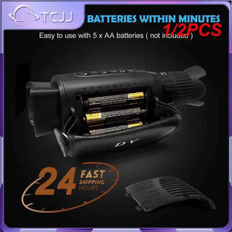 

1/2PCS Rechargable Battery 1080p High Definition Infrared Night Vision Telescope Night Vision Camera Outdoor Hunting